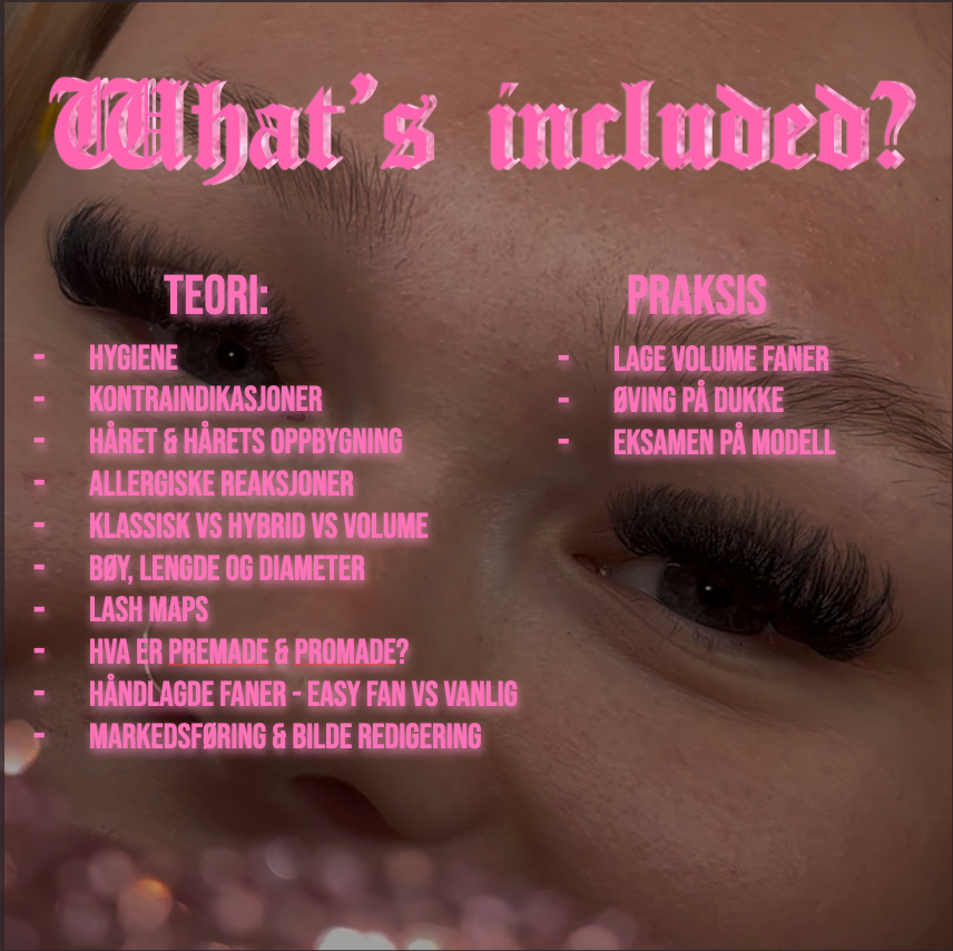 Beginner Lash Class - Kurs i Vippeextensions